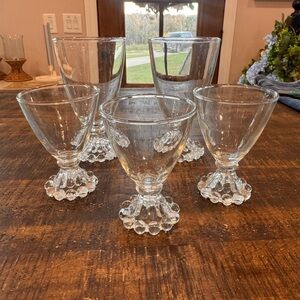 Anchor Hocking Bubble/Boopie Glass Set -2 sizes